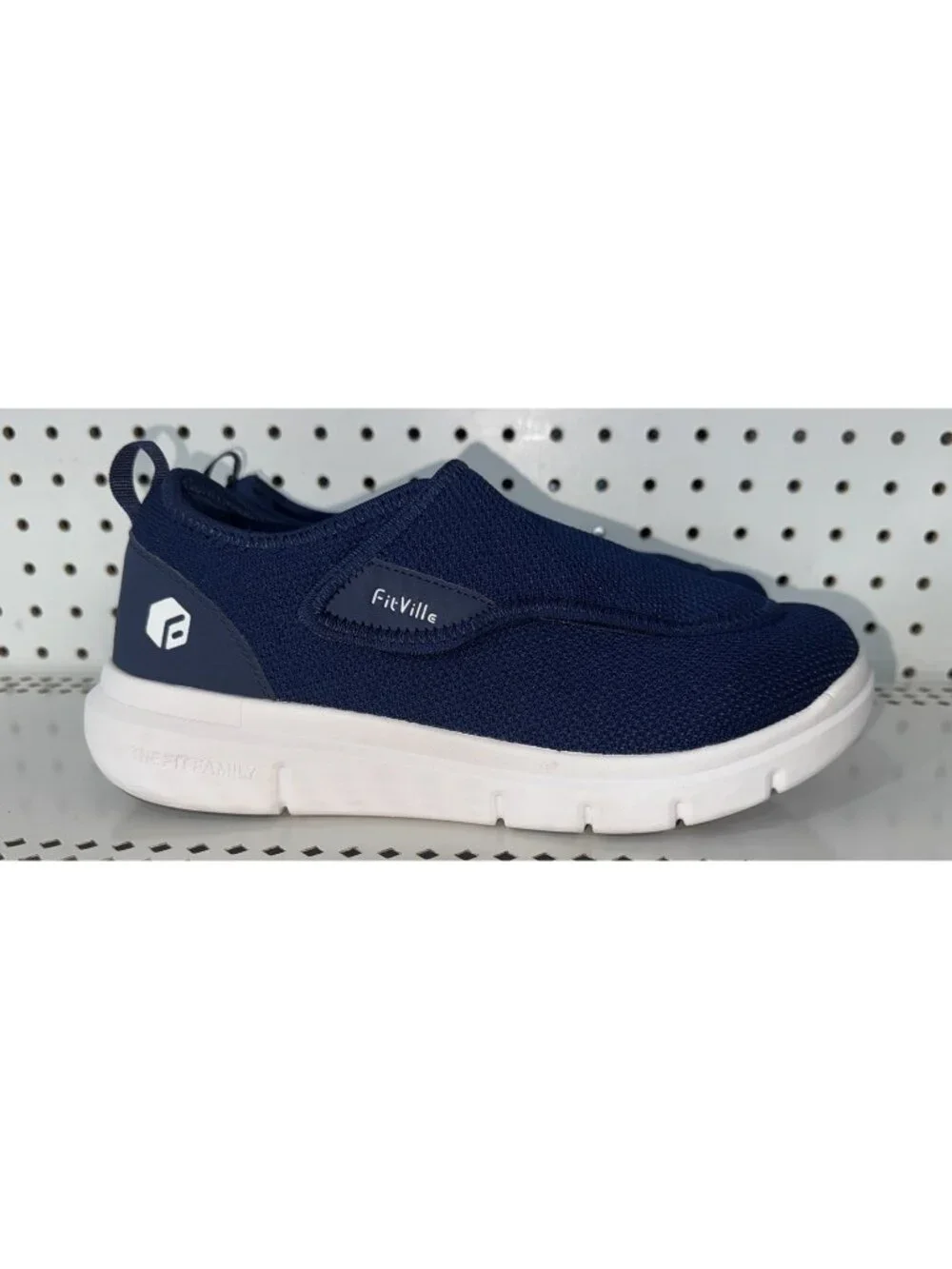 FitVille EasyTop Wings V2 Mens Athletic Diabetic Orthopedic Shoes Size 9 EW Blue